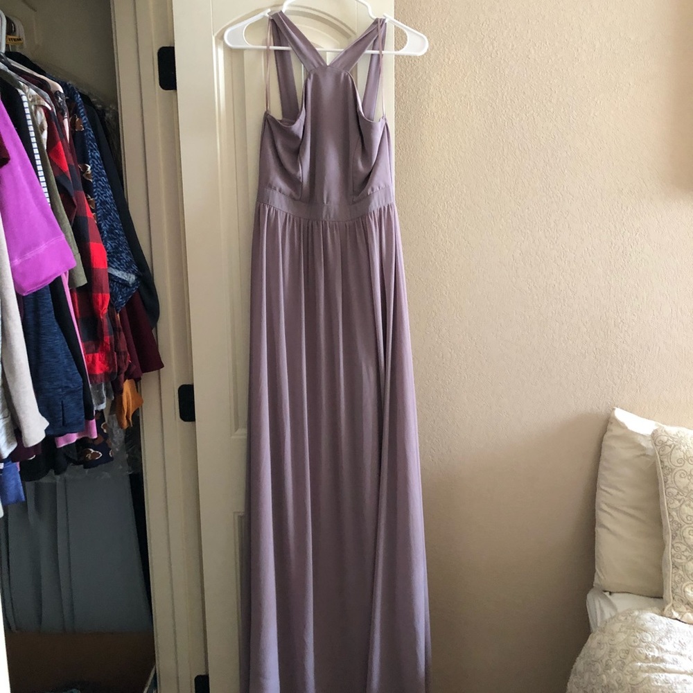Lulus taupe Bridesmaid Dress